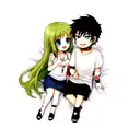 small matching  couples tattoos tattoo design idea