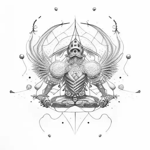 badminton shuttle tattoo design idea