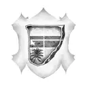 Dominican republic flag tattoo design idea