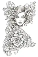 upper arm sleeve tattoo featuring tattoo design idea