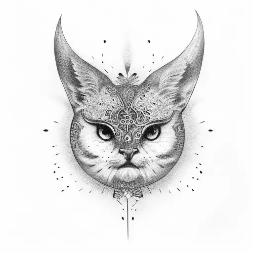 animal eyes tattoo design idea