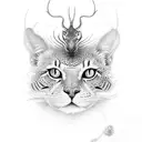 animal eyes tattoo design idea