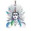 Mahadev tattoo design idea