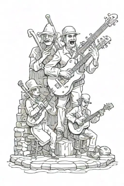 allegory of the cavern club tattoo design idea