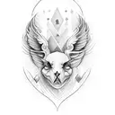 4 cardinal virtues  tattoo design idea