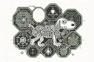 snoopy tattoo design idea