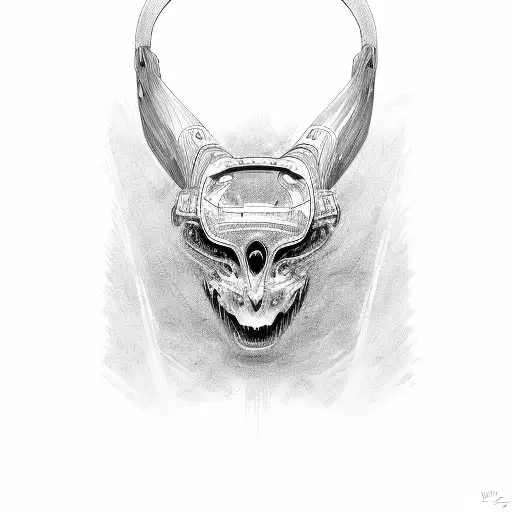 bmw m6 tattoo design idea