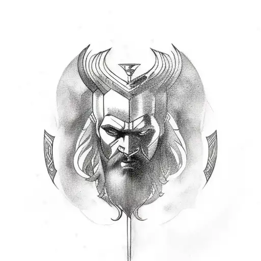nordic god tyr forearm tattoo tattoo design idea