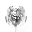 nordic god tyr forearm tattoo tattoo design idea