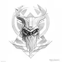 nordic god tyr forearm tattoo tattoo design idea