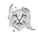 sewing machine tattoo design idea