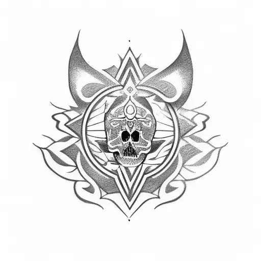 guadalupe santa  tattoo design idea