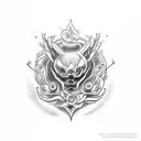 guadalupe santa  tattoo design idea