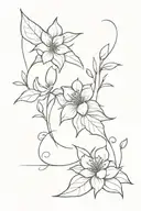 Name Dark & Eris tattoo design idea