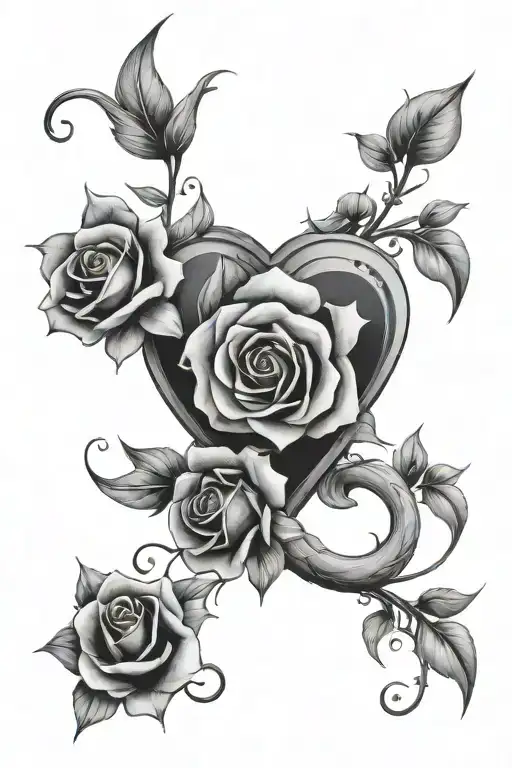 eternal love to husband tattoo design idea