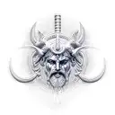 zeus tattoo design idea