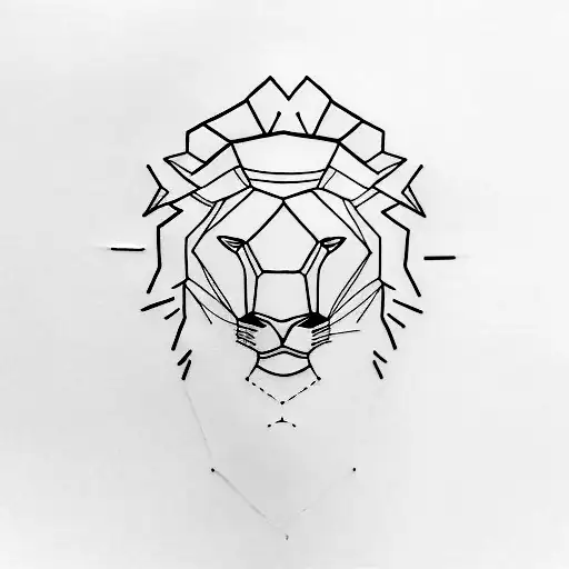 A minimalist tattoo of a film reel with the silhouette of Simba from Lion King on it. tattoo design idea