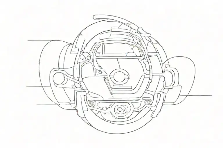 Renault fire 1986 tattoo design idea