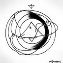 voyager 1 with uroboros tattoo design idea