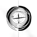 voyager 1 with uroboros tattoo design idea