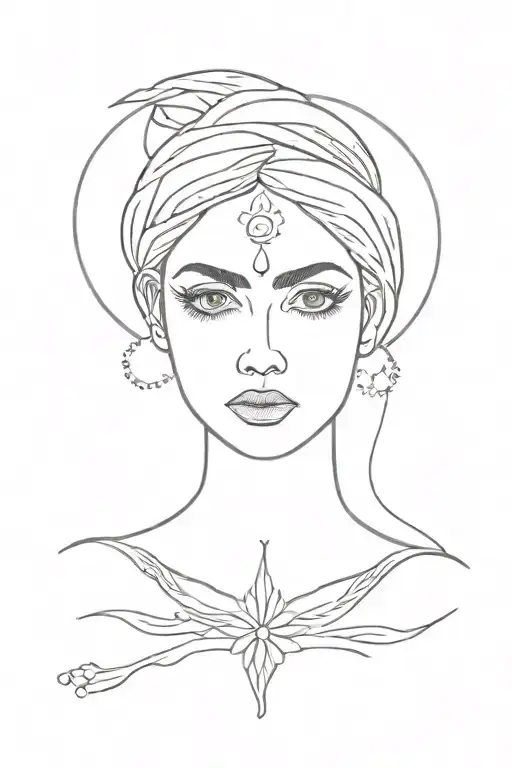 eyes of saint lucia de siracusa tattoo design idea