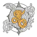 camus as sisyphe  tattoo design idea