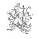 lily of the valley  tattoo design idea