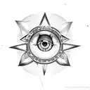 All Seeing Eye tattoo design idea