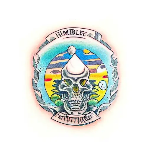 humble sacred future tattoo design idea