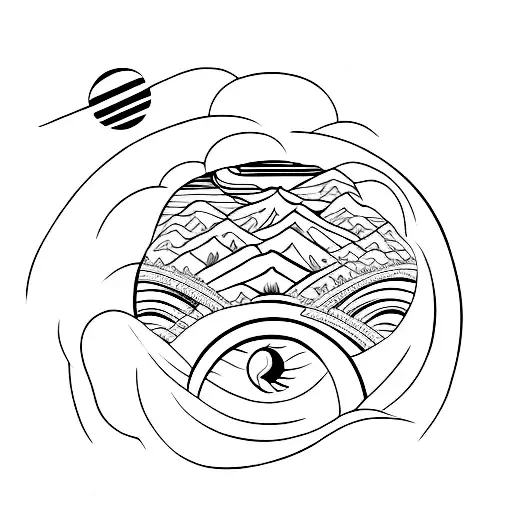 humble sacred future tattoo design idea