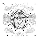  kea of sol and bongos tattoo design idea