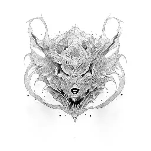 Word "Moyocoyotzin" tattoo design idea