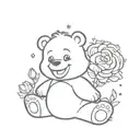 care bear tattoo design idea