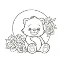 care bear tattoo design idea