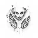 Italian and irish tattoo design idea