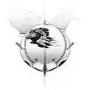 softball, motorcycle, Eagle Scout  tattoo design idea