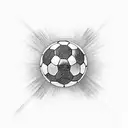 soccer tattoo design idea