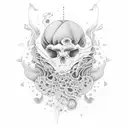 october birth flows  tattoo design idea