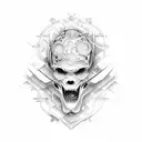 october birth flows  tattoo design idea