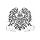 polish family crest tattoo design idea