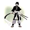 sasuke tattoo design idea