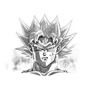 majin goku tattoo design idea