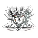 majin goku tattoo design idea