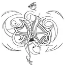 Capricorn, Pisces, Cancer & Gemini line art tatoo tattoo design idea