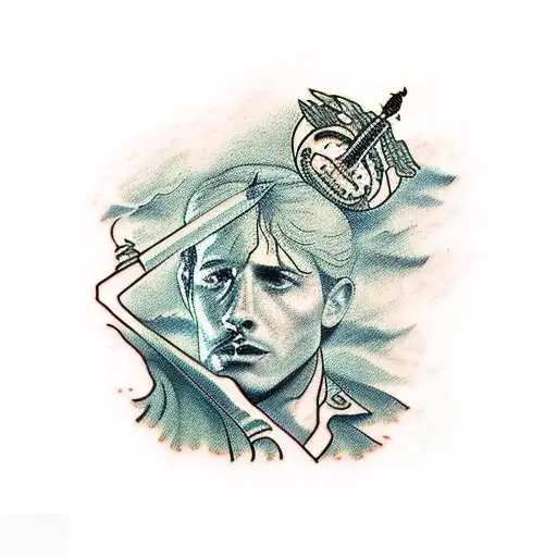 landslide fleetwood mac tattoo design idea
