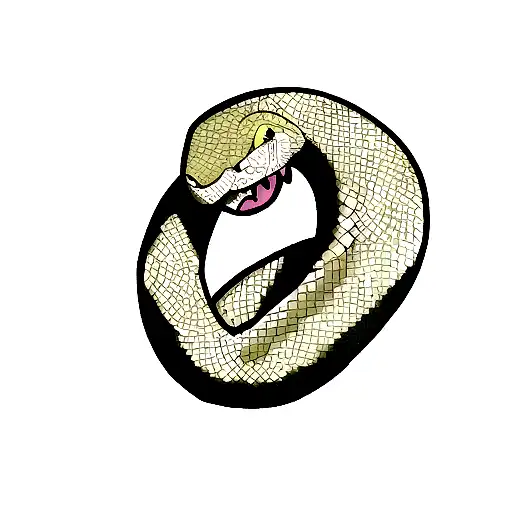 Snake tattoo design idea