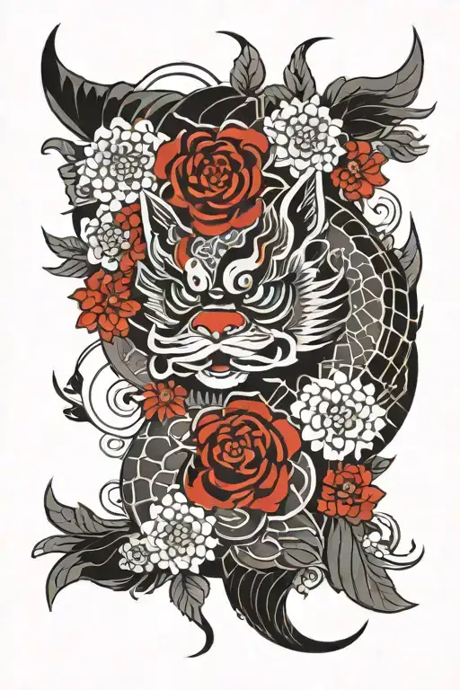 patchwork tattoo tattoo design idea