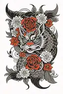 patchwork tattoo tattoo design idea