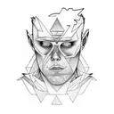 Keith Flint tattoo design idea