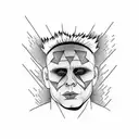 Keith Flint tattoo design idea